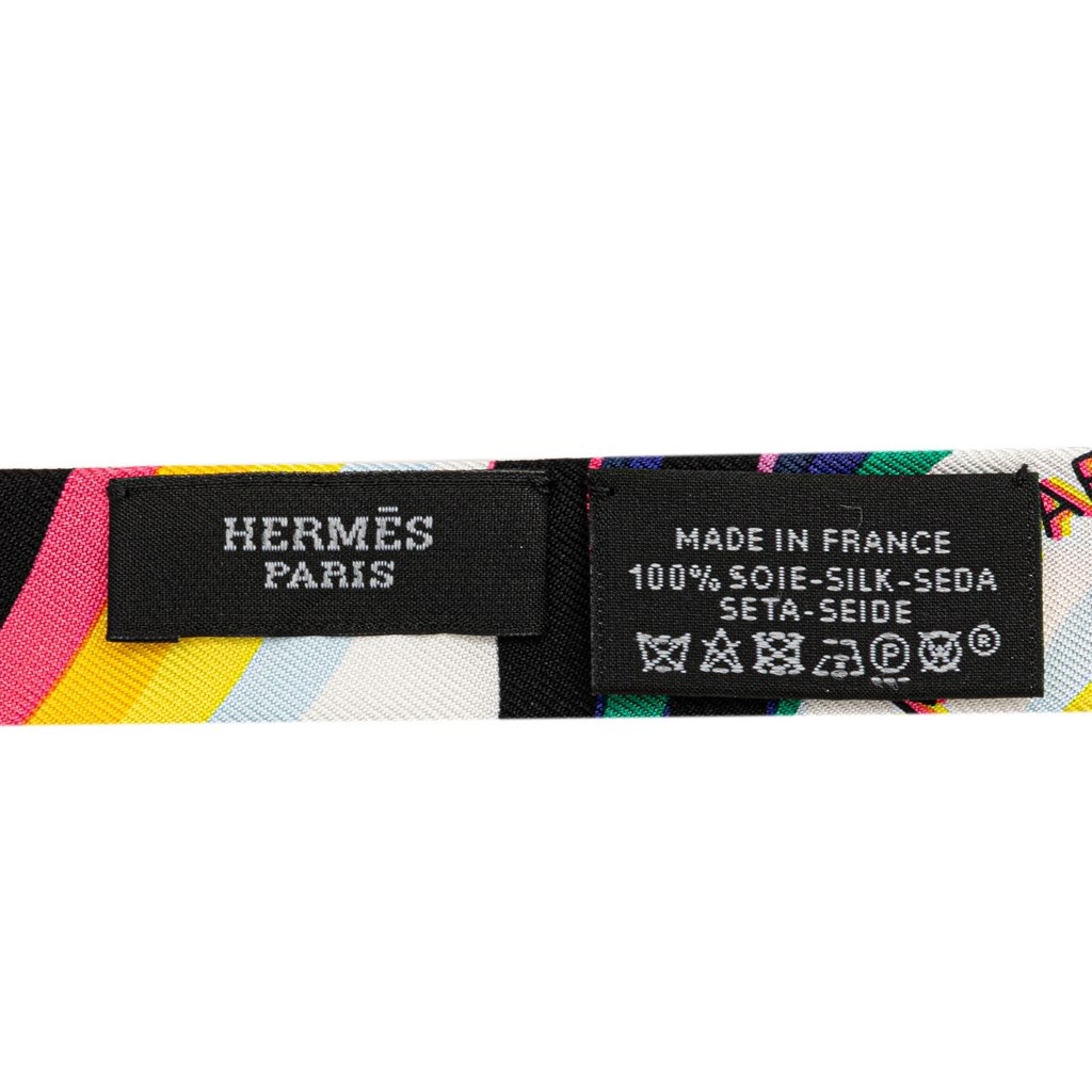 Hermès Brides De Gala Shadow Silk Twilly Scarf - 3