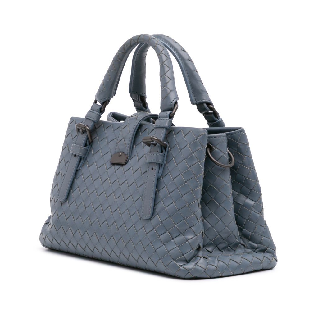 Bottega Veneta Mini Nappa Intrecciato Roma Satchel - 2