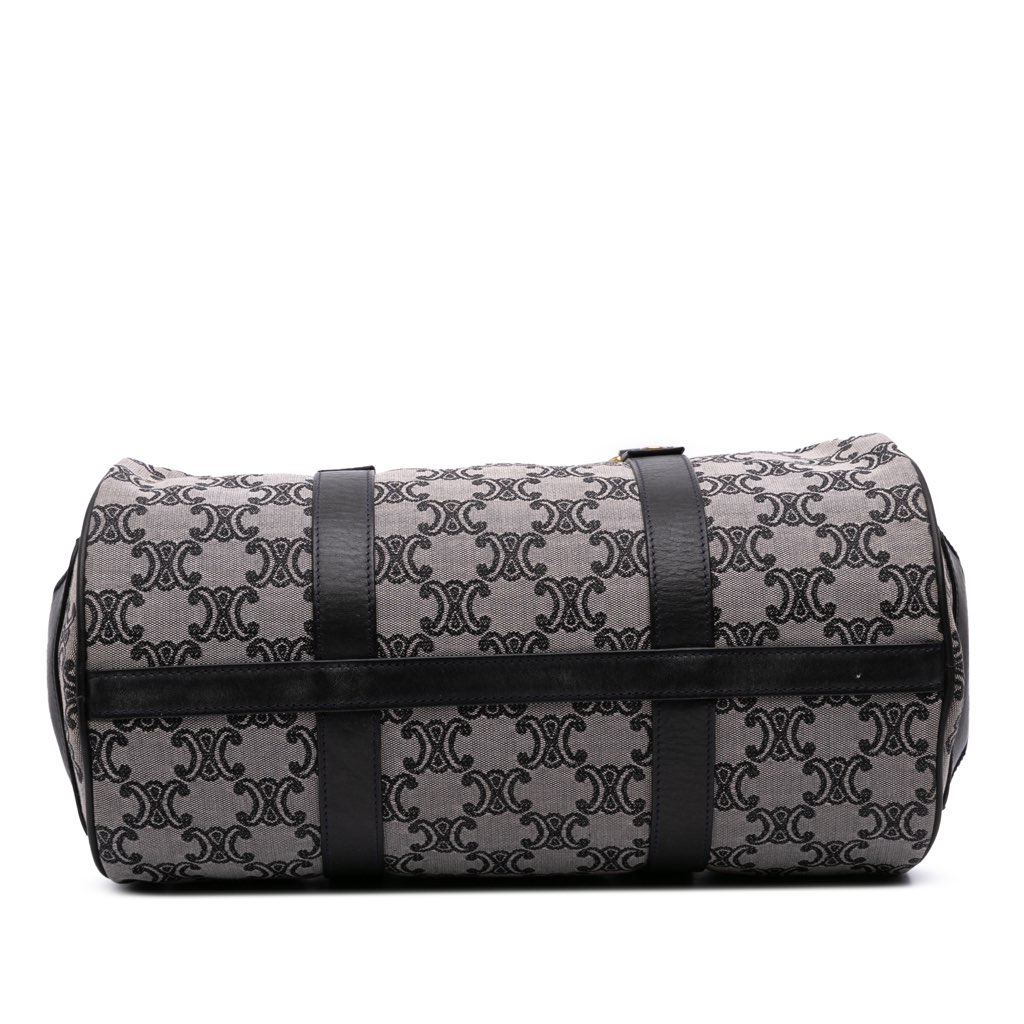 Celine Macadam Canvas Boston Bag - Image 6