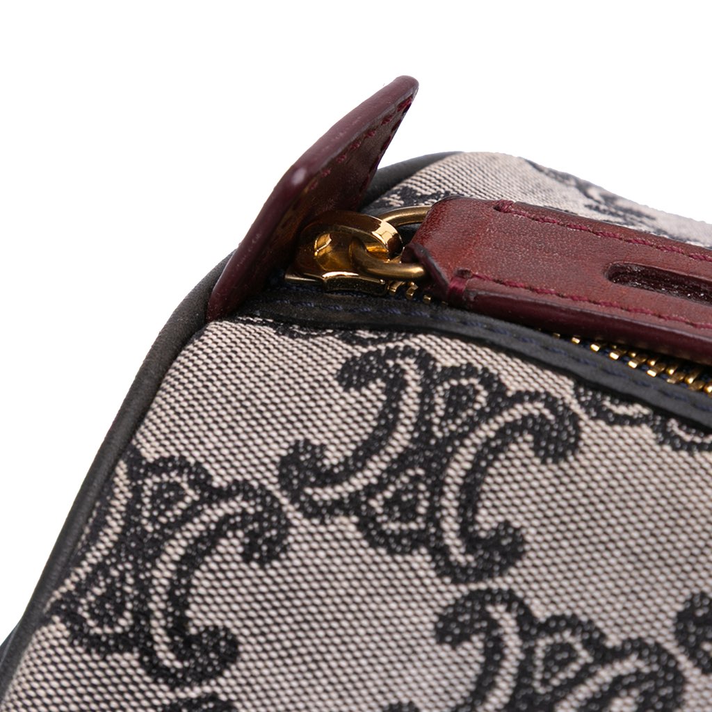 Celine Macadam Canvas Boston Bag - Image 10