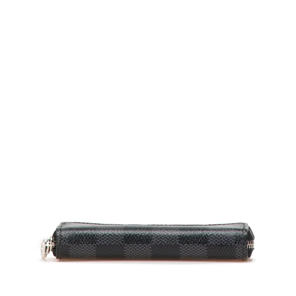 Louis Vuitton Damier Graphite Zippy Coin Pouch Black Canvas Good - Inside View