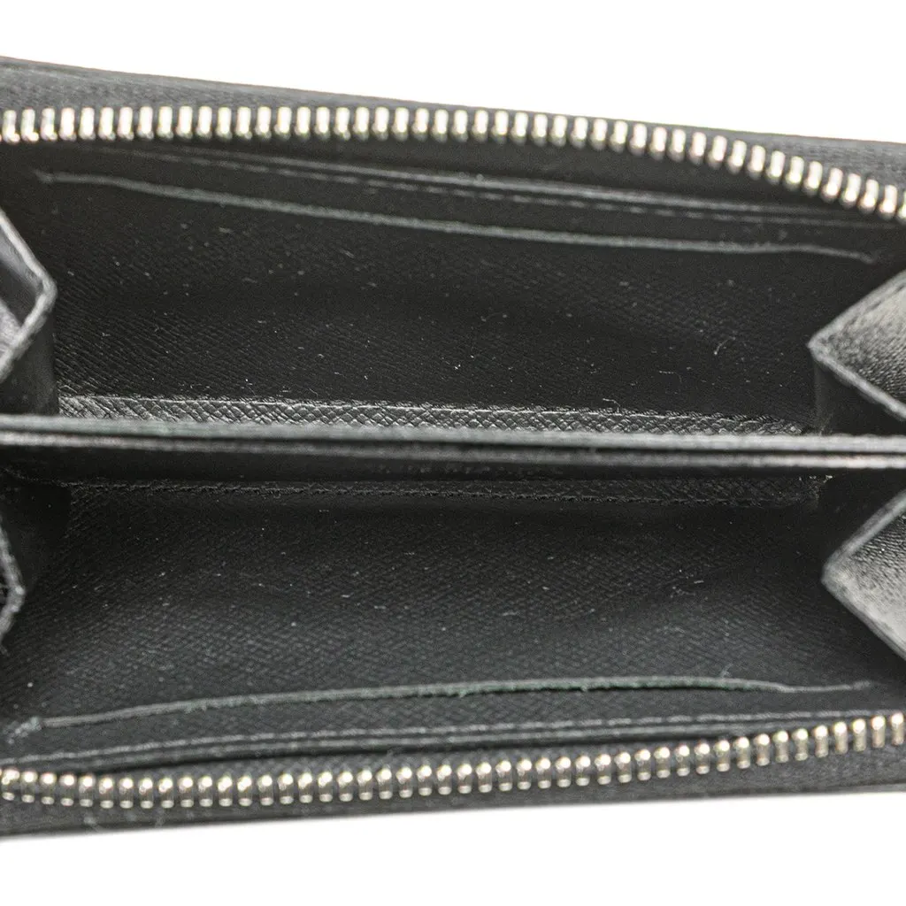 Louis Vuitton Damier Graphite Zippy Coin Pouch Black Canvas Good - Model View
