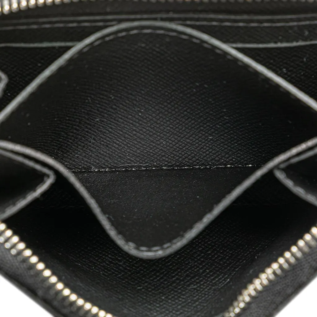 Louis Vuitton Damier Graphite Zippy Coin Pouch Black Canvas Good - Box View