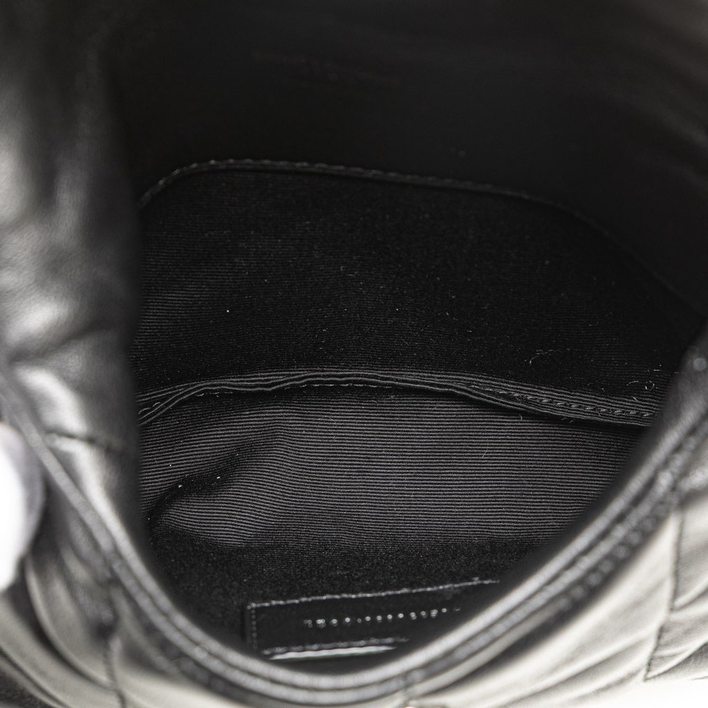 Saint Laurent Small Lambskin LouLou Puffer Clutch - 4