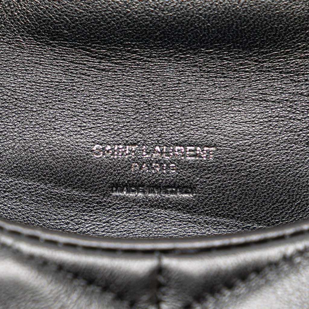 Saint Laurent Small Lambskin LouLou Puffer Clutch - 5