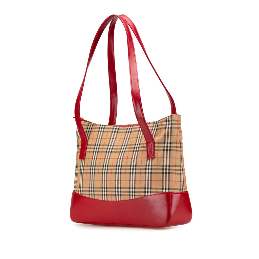 Burberry Haymarket Check Canvas Tote - 2