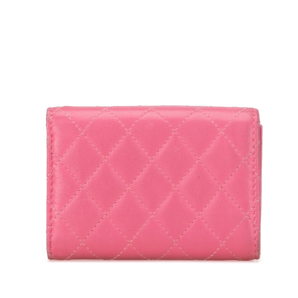 Chanel Lambskin Boy Flap Compact Wallet - 3