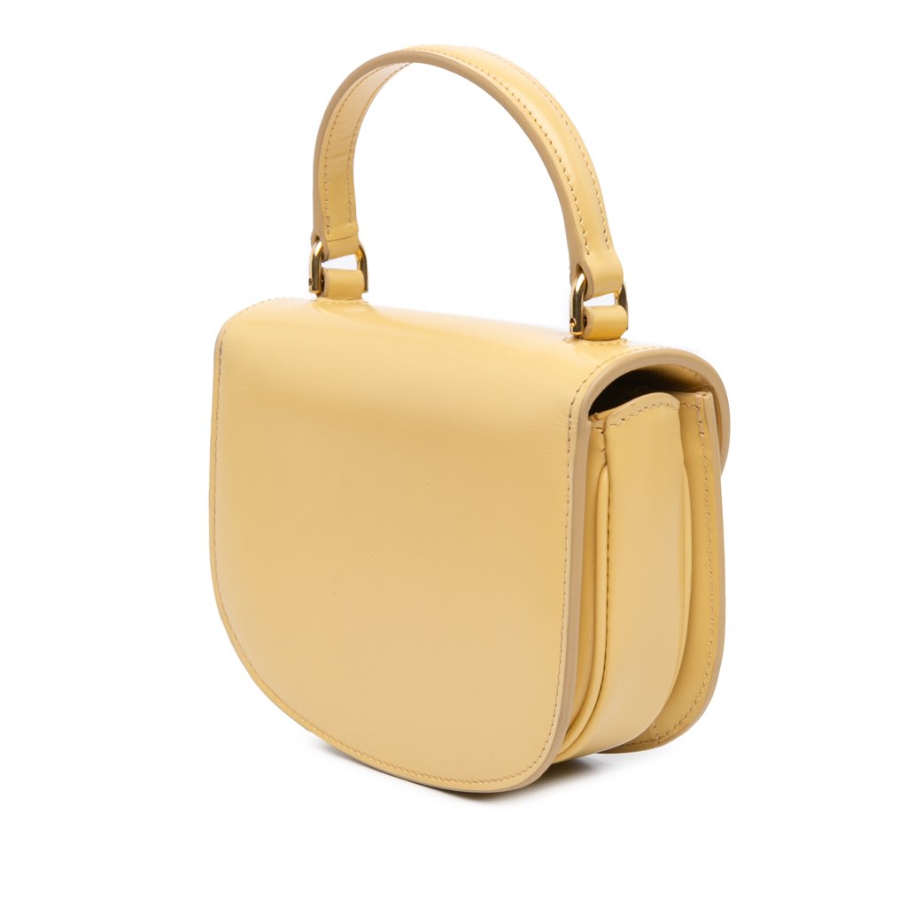 Celine Mini Triomphe Leather Besace Clea Satchel - 2