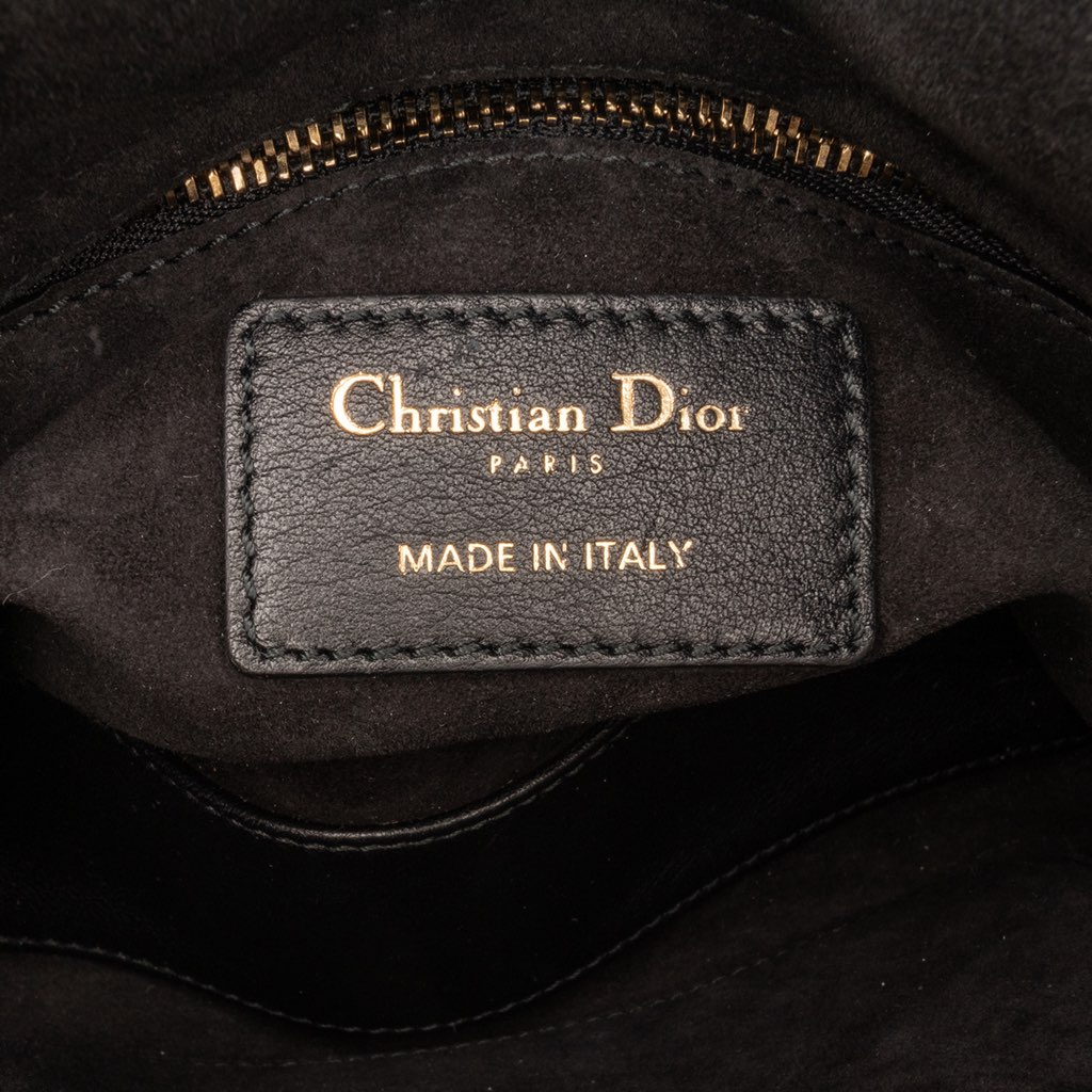 Dior Mini Embroidered Canvas Swords Lady Dior - Side view