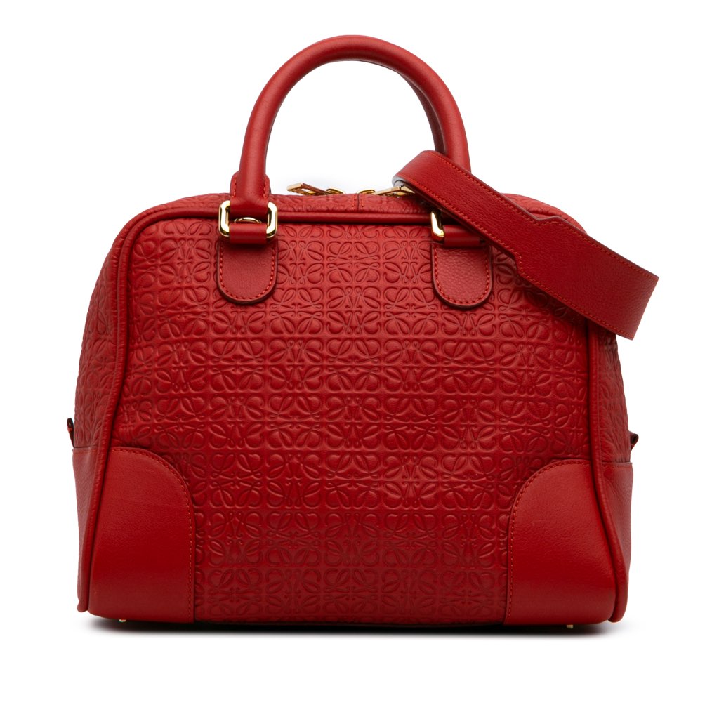 Loewe Anagram Embossed Leather Amazona 75