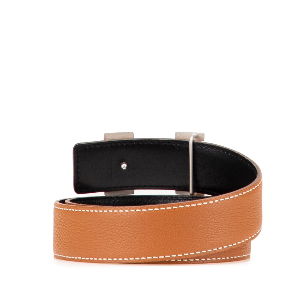 Hermès Leather Constance H Reversible Belt - 3