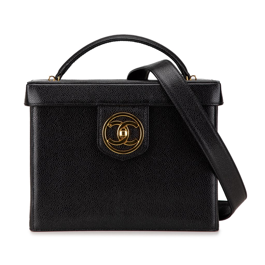 Chanel CC Caviar Vanity Case