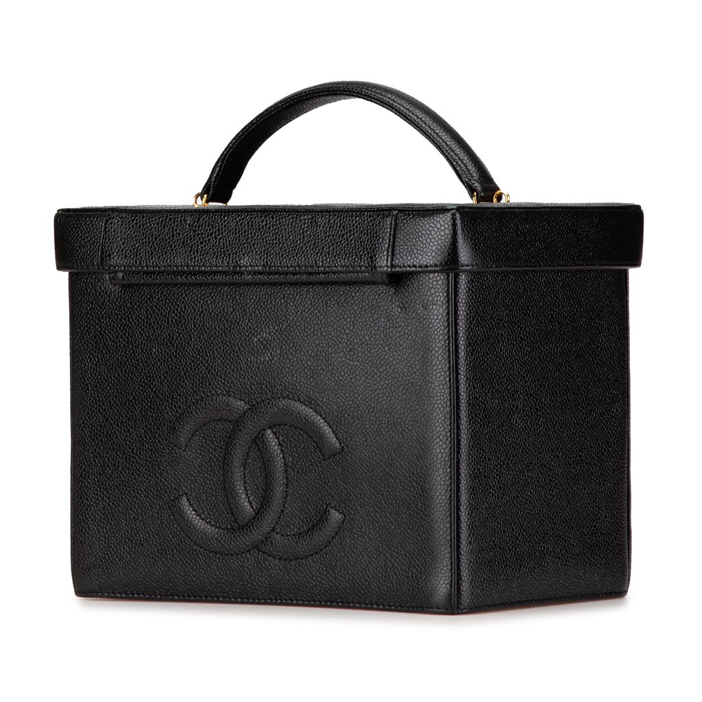 Chanel CC Caviar Vanity Case - 2