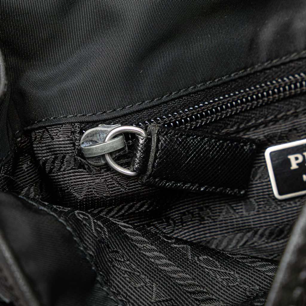 Prada Tessuto Buckle Messenger Bag - Image 10