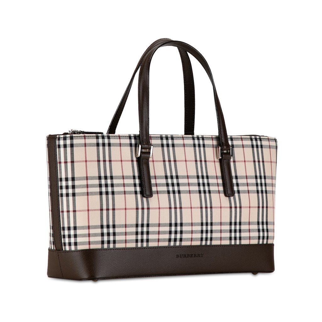 Burberry House Check Canvas Handbag - 2