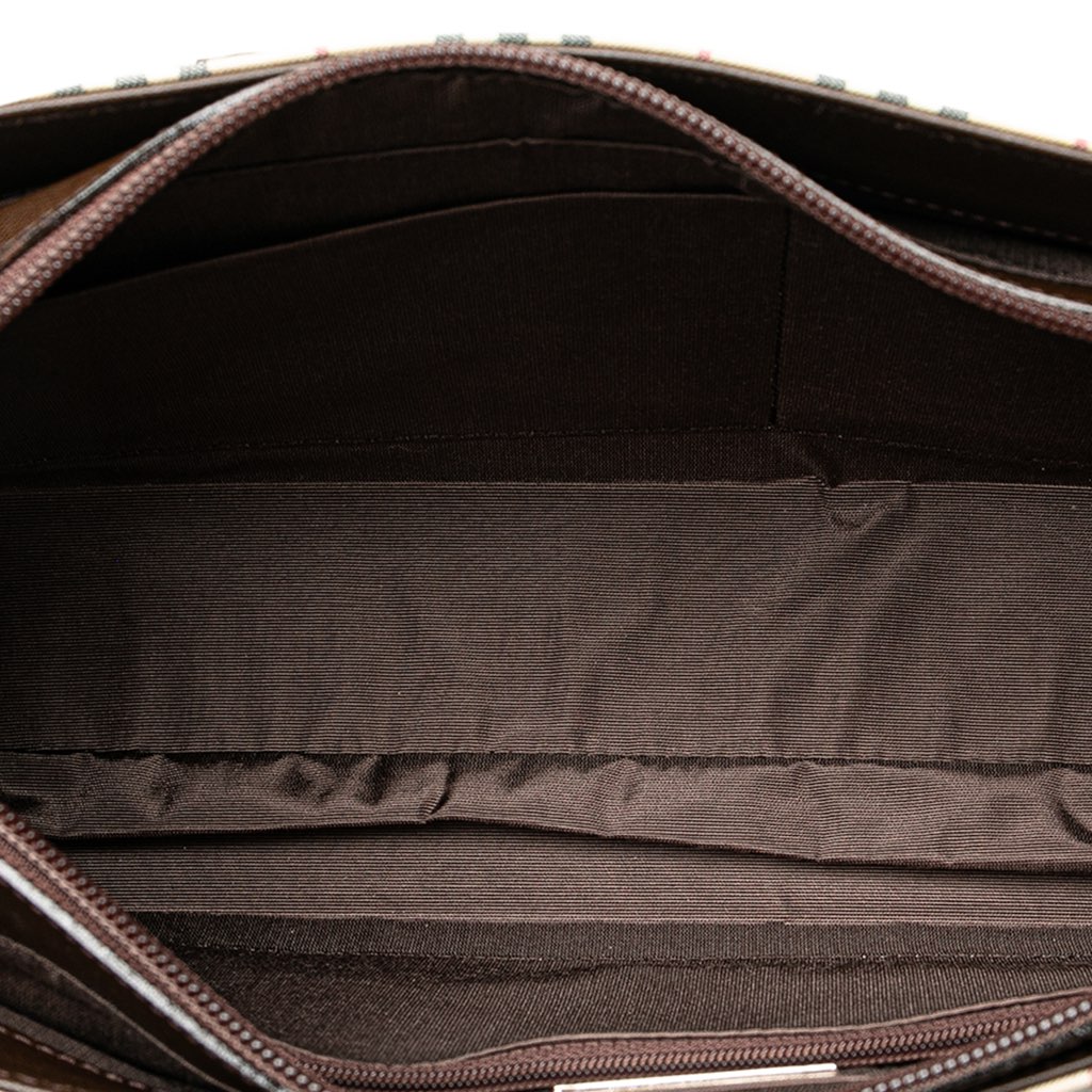 Burberry House Check Canvas Handbag - 5