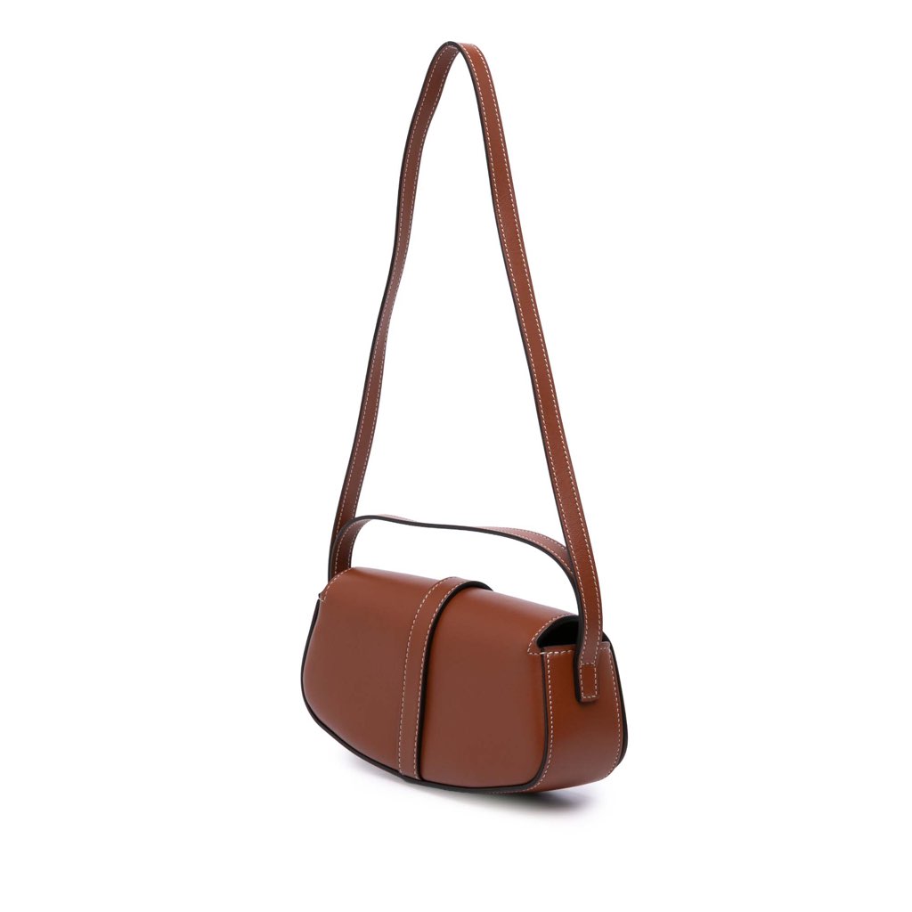 Celine Smooth Calfskin Tabou Clutch on Strap - Back view