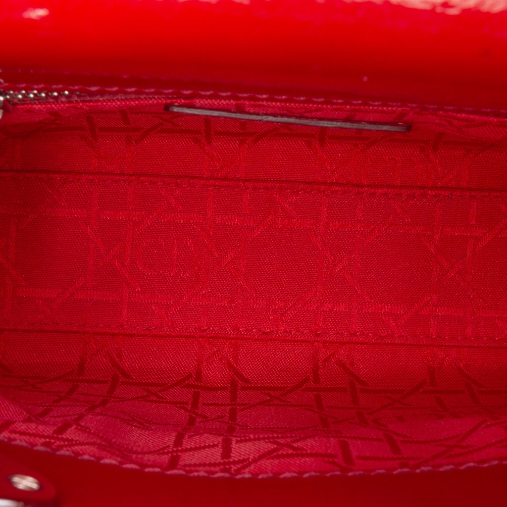 Dior Mini Patent Cannage Lady Dior - 4