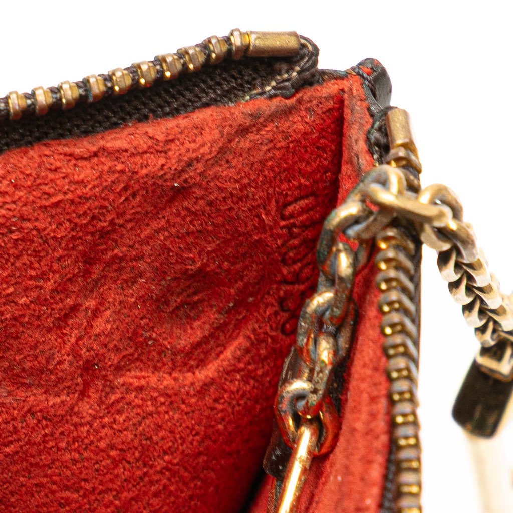 Louis Vuitton Damier Ebene Pochette Cles - Detail 1