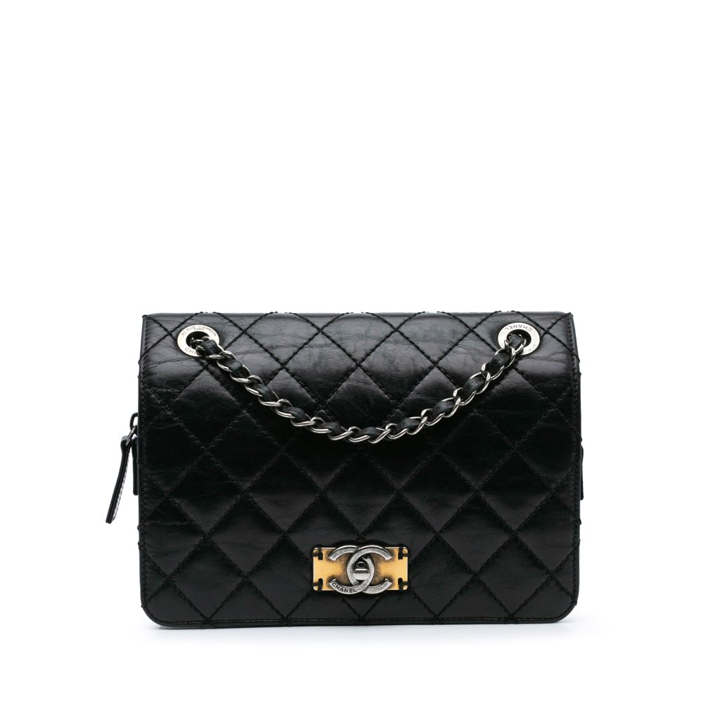 Chanel Quilted Calfskin Day Trip Flap