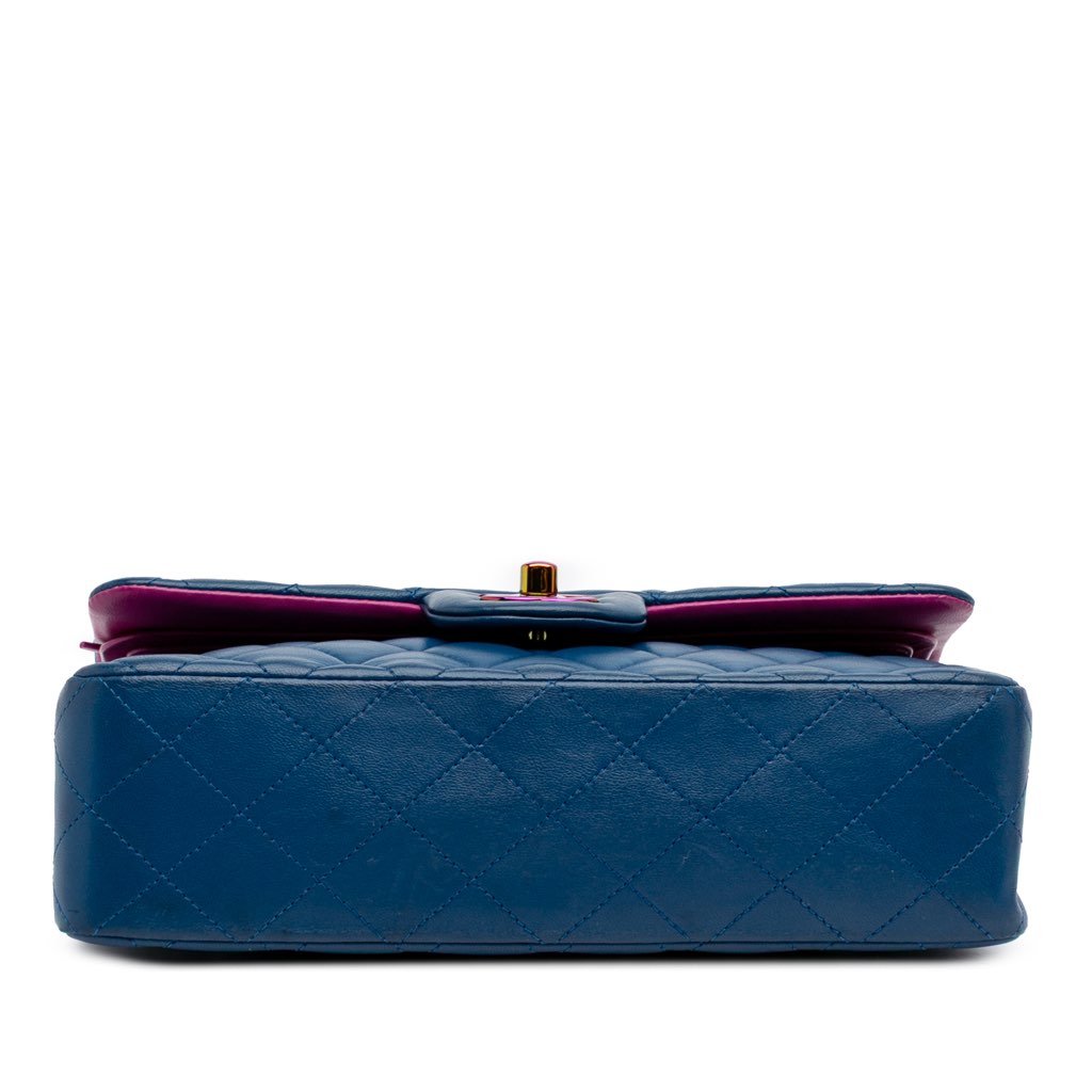 Chanel Small Classic Lambskin Rainbow Double Flap - Image 6