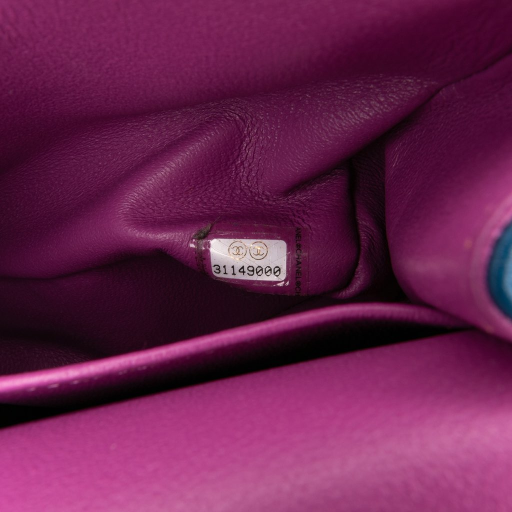 Chanel Small Classic Lambskin Rainbow Double Flap - Detail 1