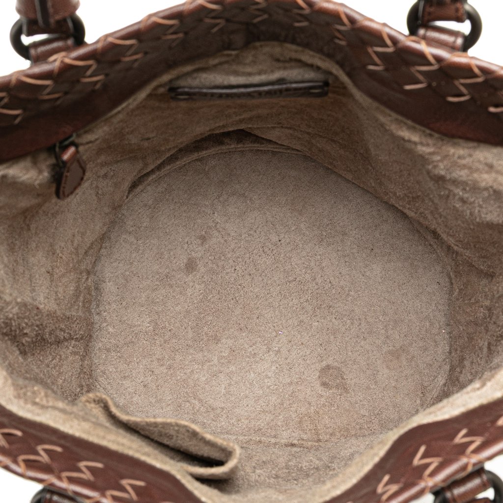 Bottega Veneta Bicolor Nappa Intrecciato Bucket Bag - 4