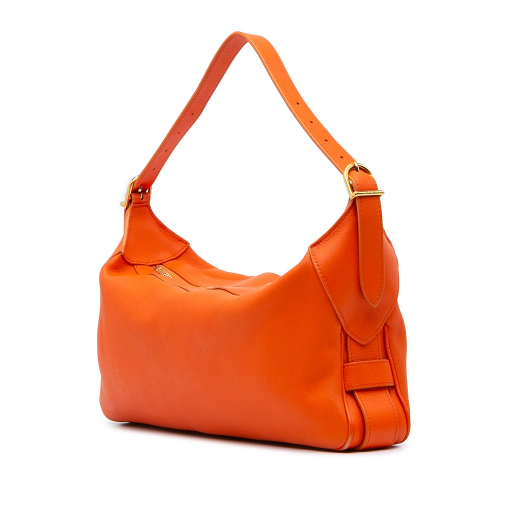 Celine Medium Supple Grained Calfskin Romy Shoulder Bag - 2