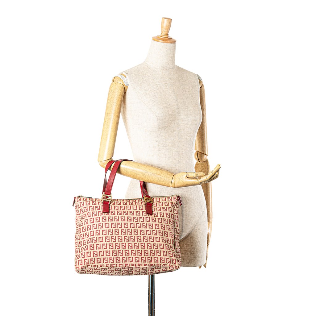 Fendi Zucchino Canvas Tote - Image 12
