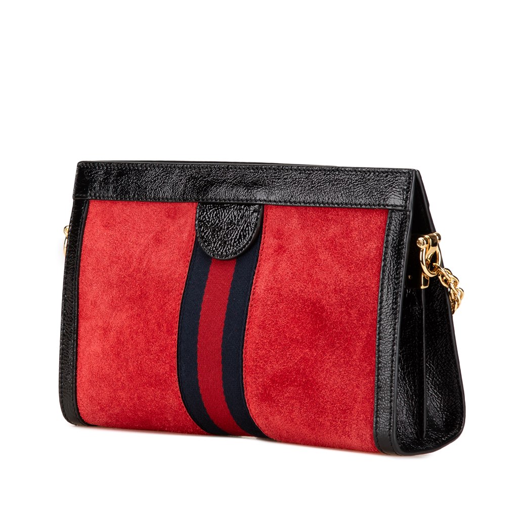 Gucci Small Suede Ophidia Chain Crossbody - 2
