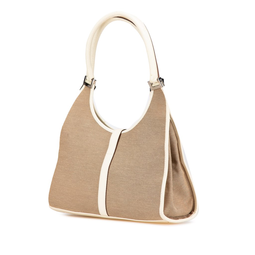 Gucci Canvas Jackie Bardot Shoulder Bag - 2