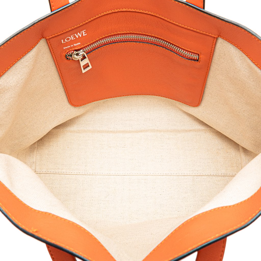 Loewe Anagram Leather East West Tote - 4