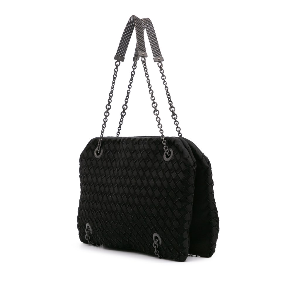 Bottega Veneta Grosgrain Intrecciato Duo Shoulder Bag - 2