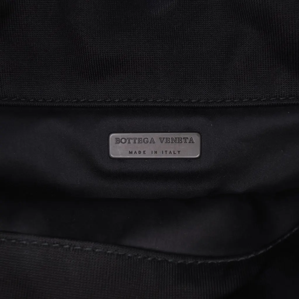 Bottega Veneta Grosgrain Intrecciato Duo Shoulder Bag Black Good - Box View