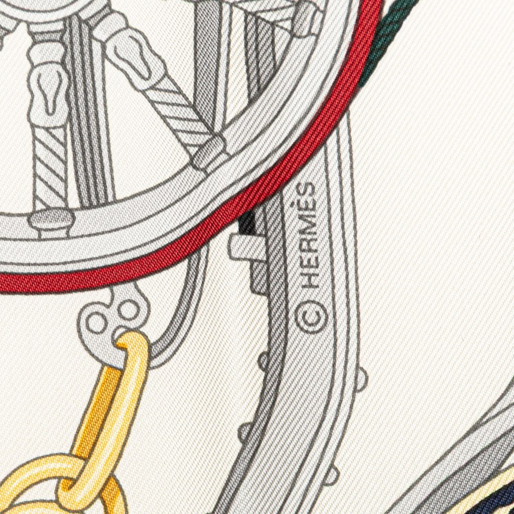 Hermès Stately Wheels Silk Scarf - 3