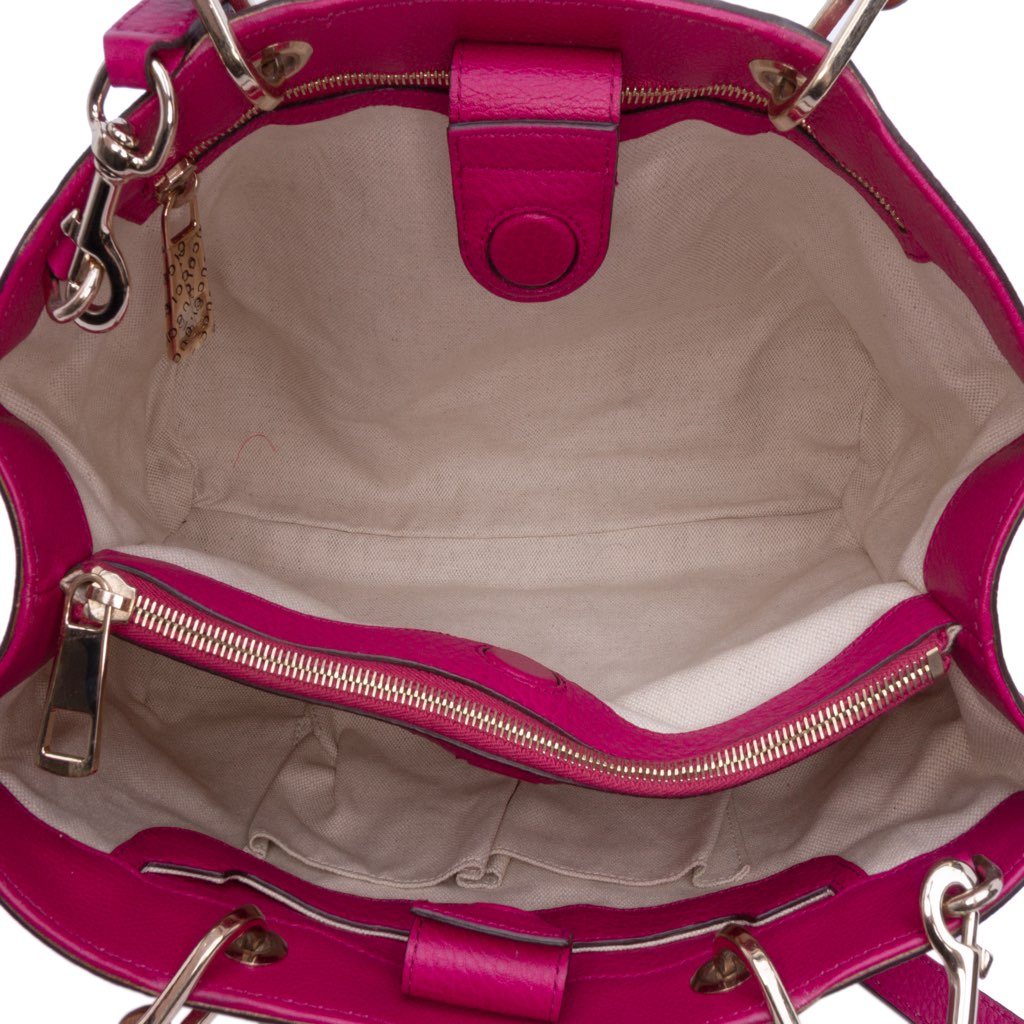 Gucci Medium Calfskin Bamboo Shopper Satchel - 4