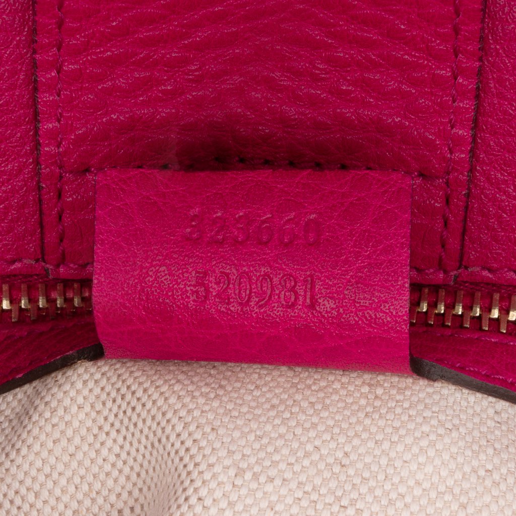 Gucci Medium Calfskin Bamboo Shopper Satchel - Detail 1