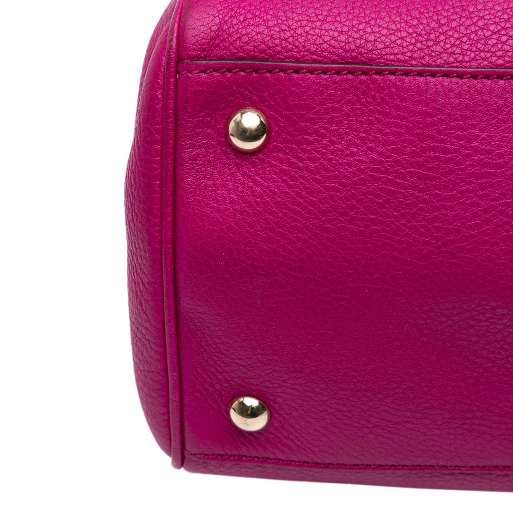 Gucci Medium Calfskin Bamboo Shopper Satchel - Image 10