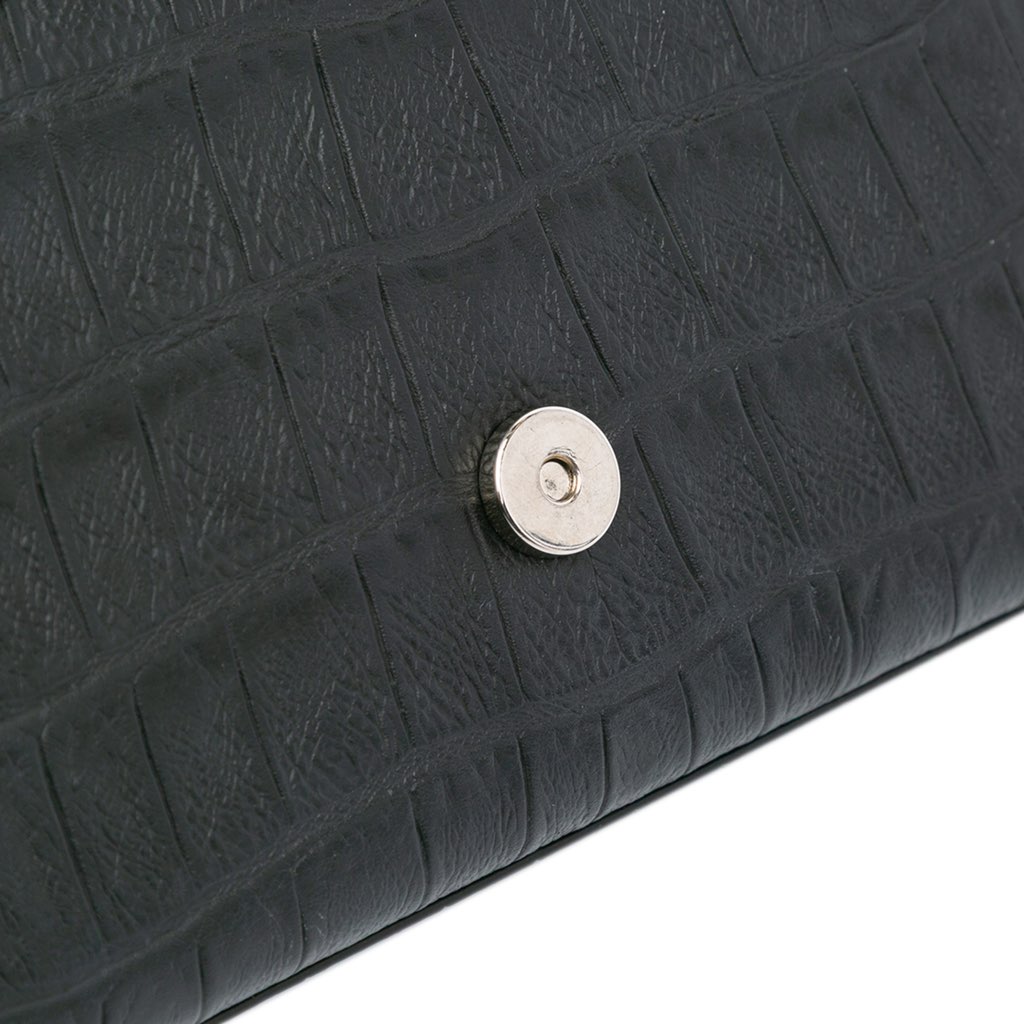 Saint Laurent Mini Croc Embossed Kate Tassel Crossbody - Image 10