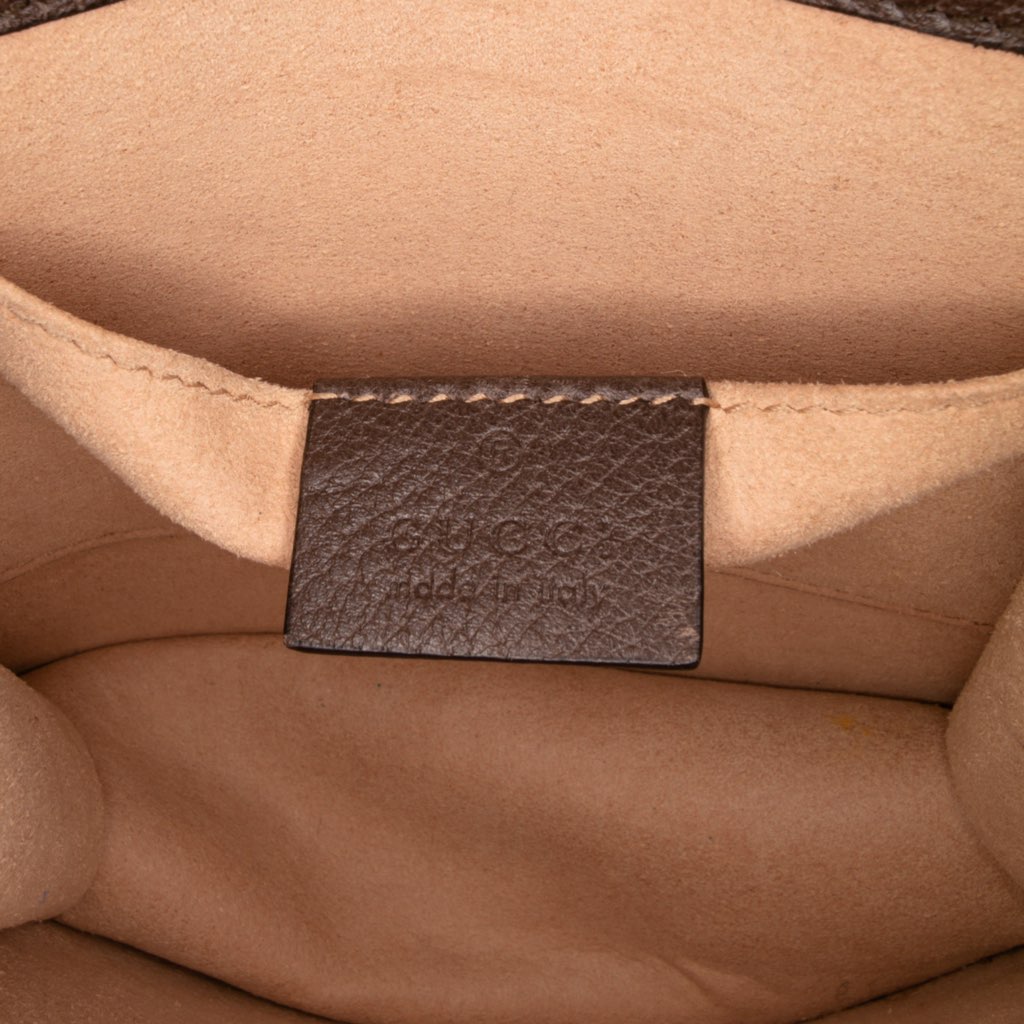 Gucci Small Linea Totem Crystal Heart Crossbody - Side view