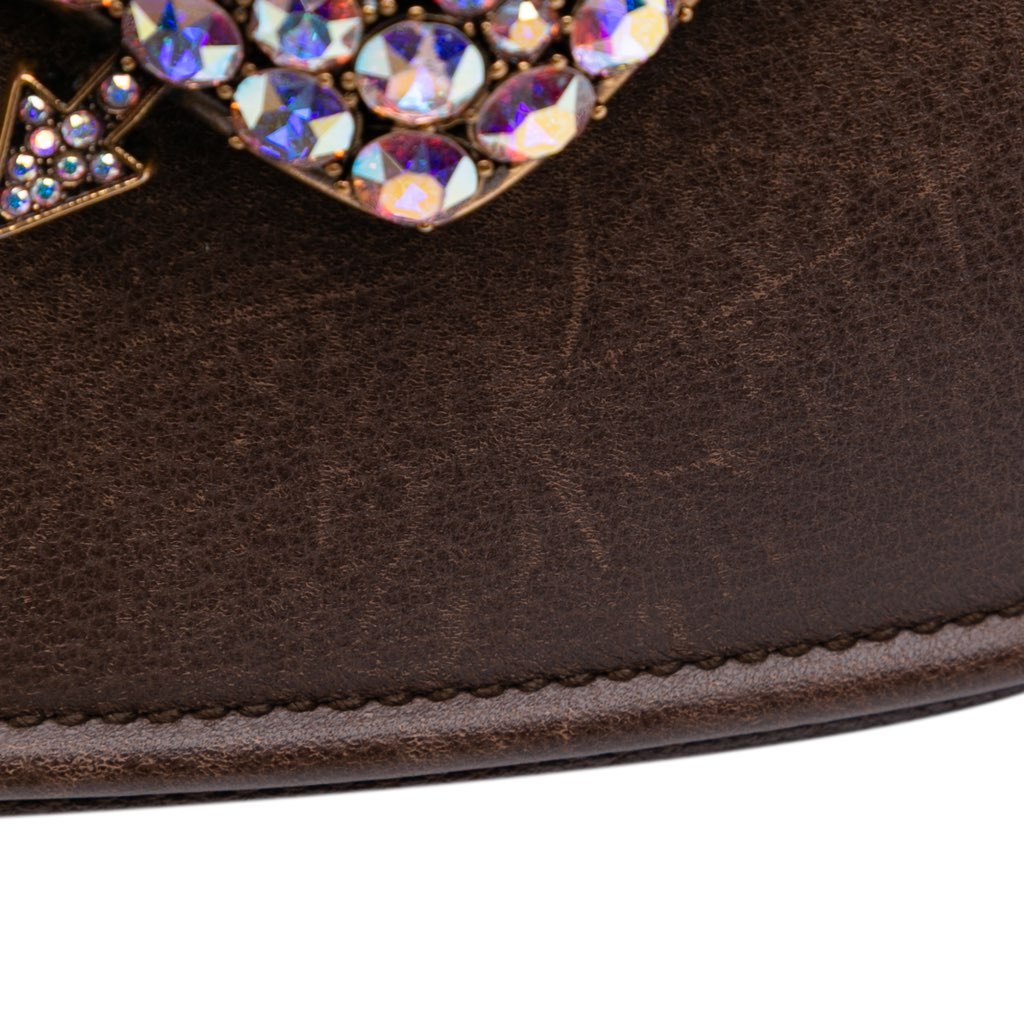 Gucci Small Linea Totem Crystal Heart Crossbody - Detail 2