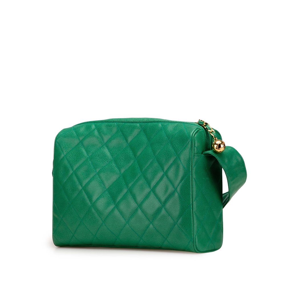 Chanel CC Quilted Caviar Camera Bag - 2