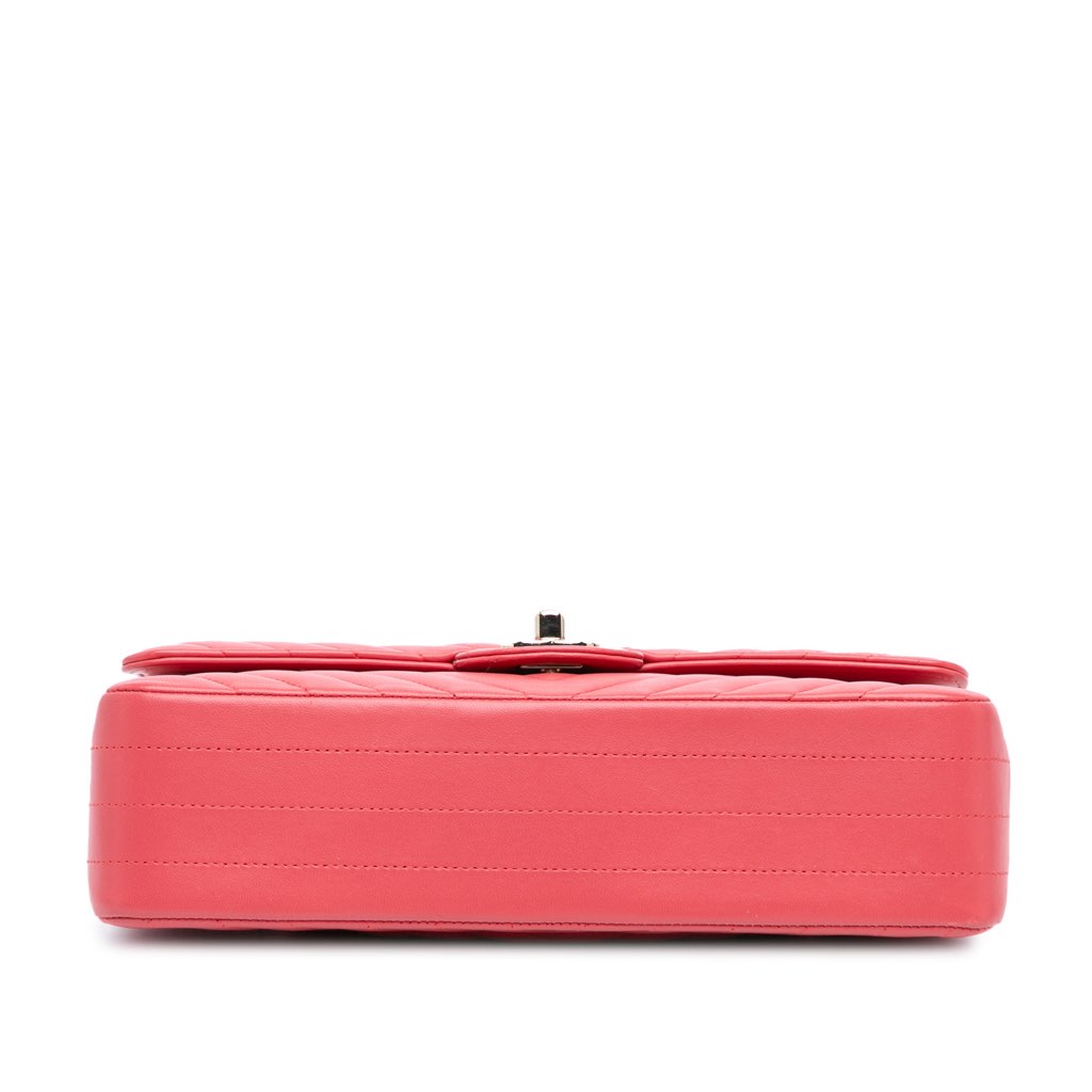 Chanel Medium Classic Chevron Lambskin Double Flap - 3