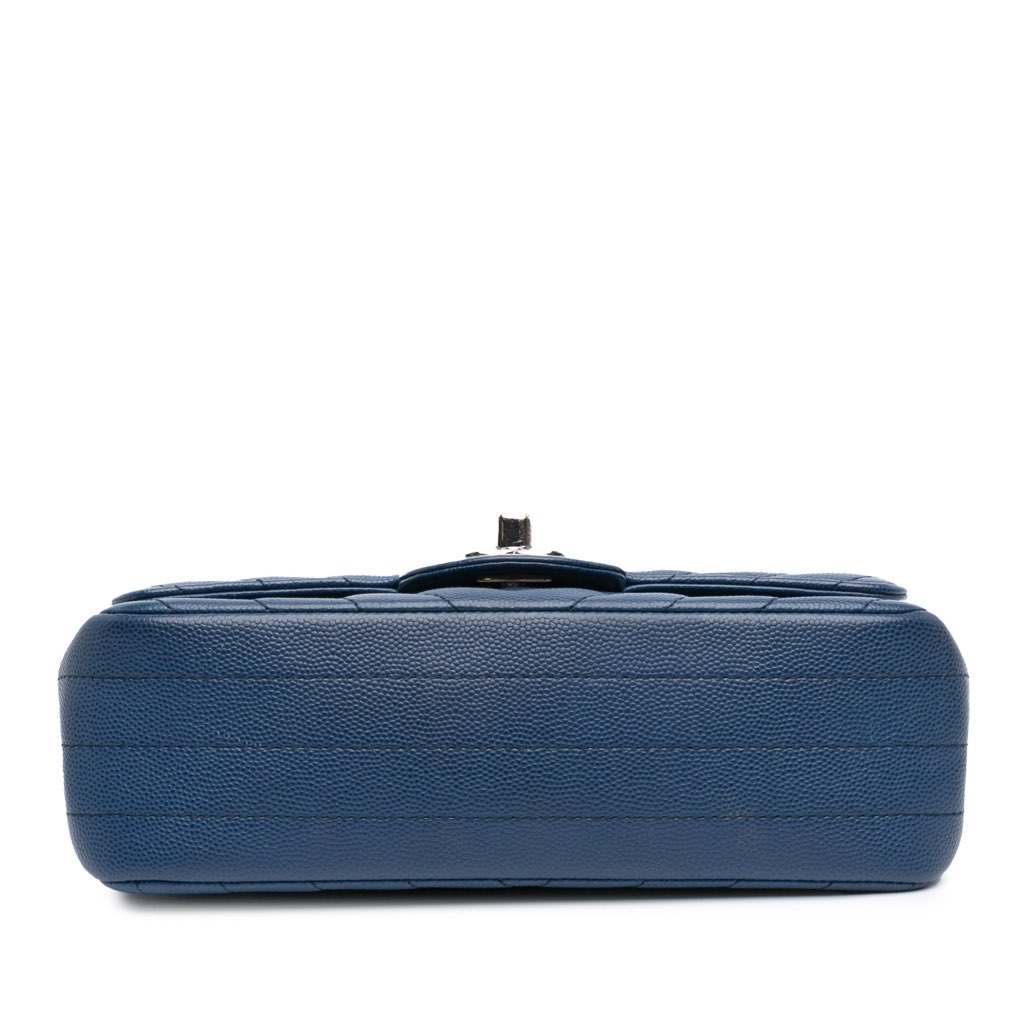 Chanel Mini Rectangular Classic Chevron Caviar Single Flap - 3