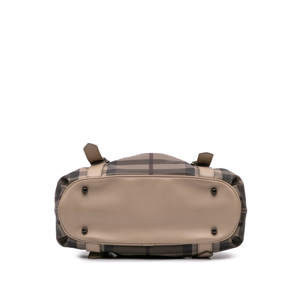 Burberry Smoke Check Coated Canvas Northfield Satchel - 3