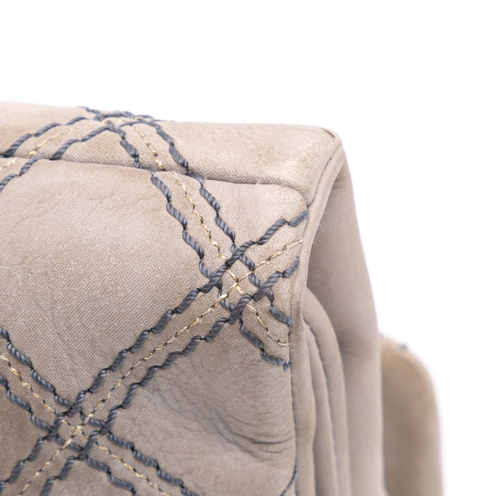 Chanel Jumbo Quilted Calfskin Triple Stitched Flap - Image 12