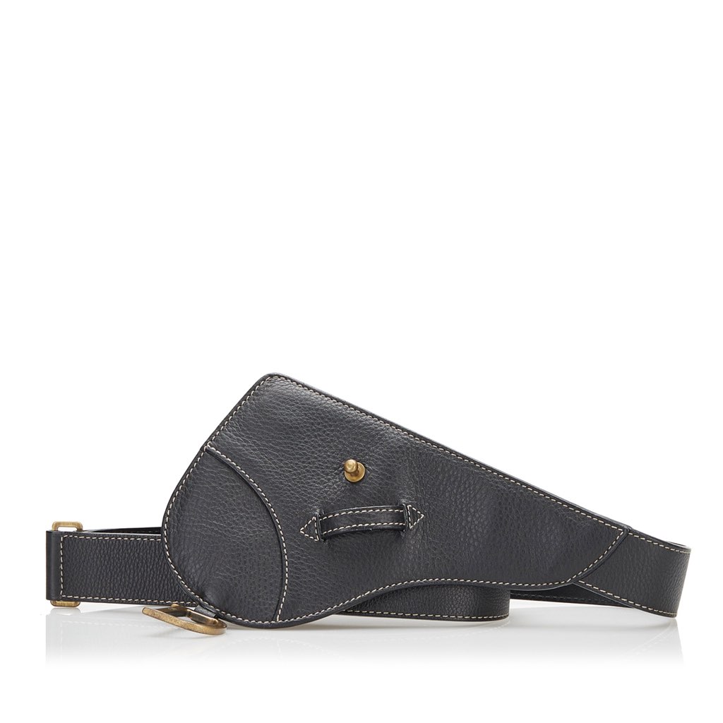 Dior Leather Saddle Belt