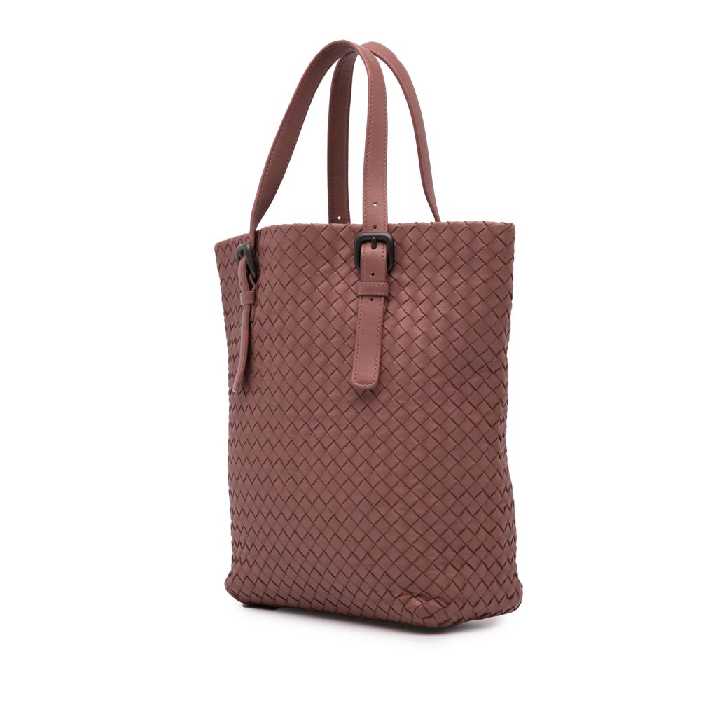 Bottega Veneta Leather Intrecciato Tote - 2