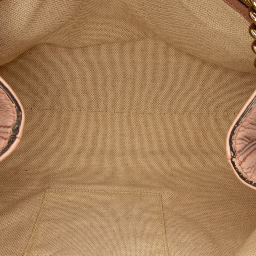 Gucci Medium Leather Soho Chain Tote - 4