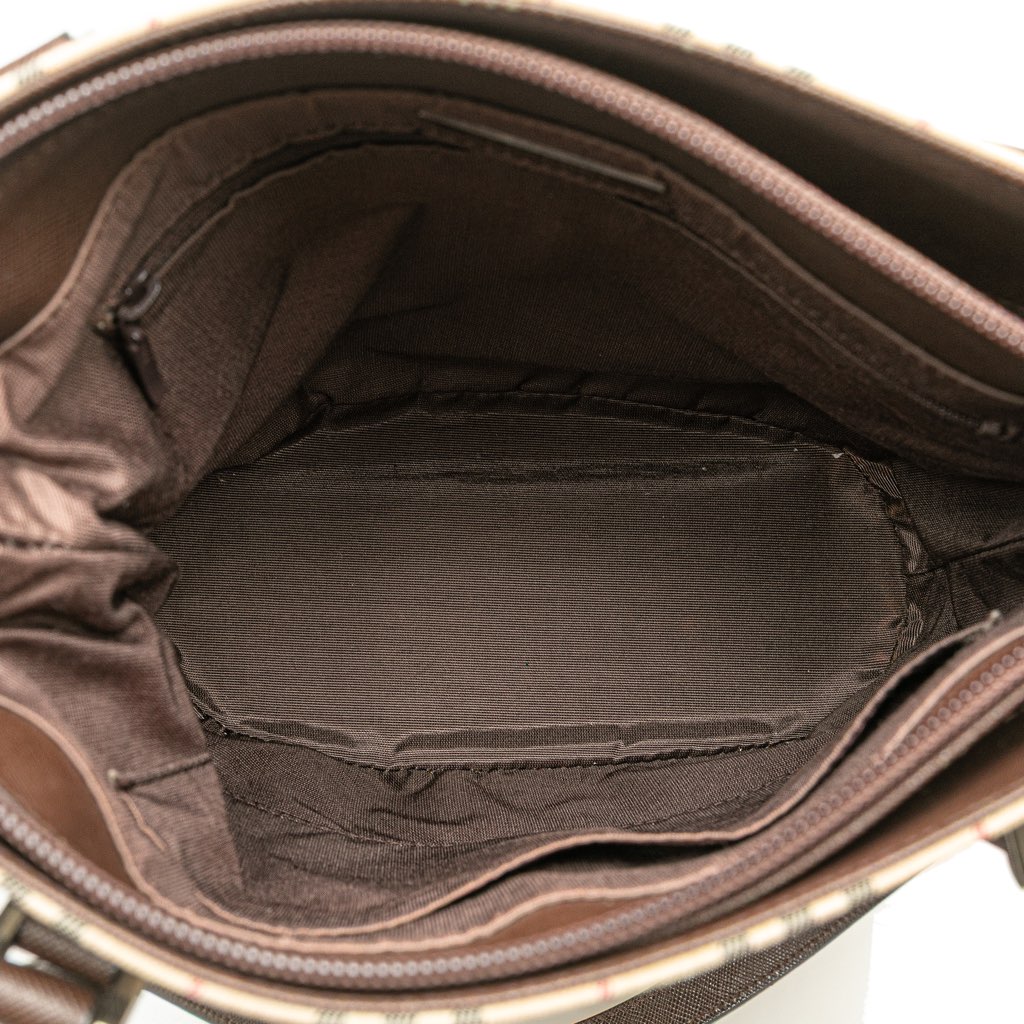 Burberry House Check Coated Canvas Bucket Tote - 4